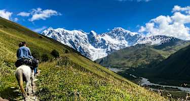 Bergpanorama in Swanetien 