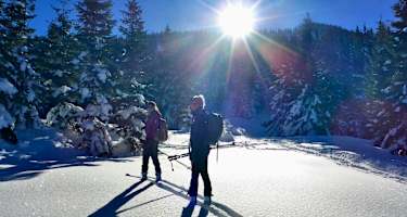Maggy und Anja Skitouren für Anfänger