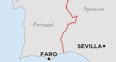 Karte Portugal