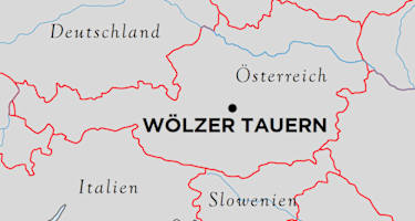 Karte Wölzer Tauern