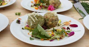 Franz Mulsers Pfifferlingsknödel auf der Seiser Alm