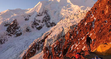 Sonnenuntergang im Nide de Condores