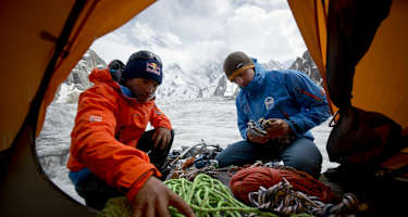 David Lama und Peter Ortner