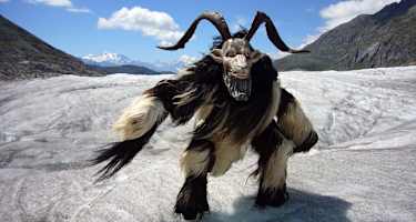 Sagengestalt Rollibock vom Grossen Aletschgletscher