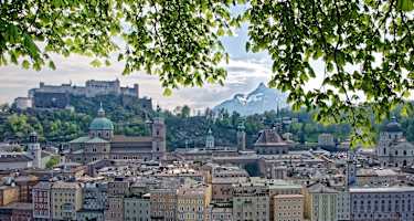 Die Berge vor der Haustür: Blick von Salzburg Richtung Bayern