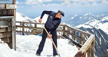 Die Erzherzog-Johann-Hütte am Großglockner auf 3.454 m