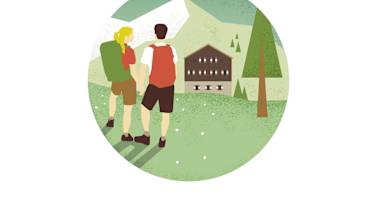 Berg Wandern umweltbewusst