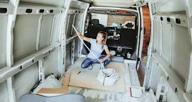 Zuerst muss einmal alles raus, bevor wir das Innenleben von Vanda gestalten können