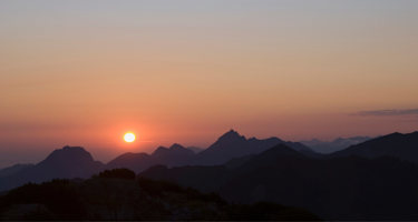 Sonnenaufgang vom Wallberg