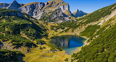 Der Zireiner See mit der Rofanspitze