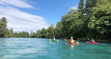 Aareböötle zwischen Thun und Bern