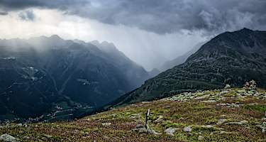 Gewitterstimmung in den Ötztaler Alpen