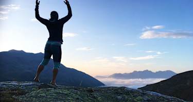 Alpenüberquerung: Ana Zirner in der Ortler-Gruppe in Südtirol