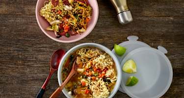 Bergwelten Rezept Instant-Nudelsuppe