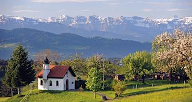 Auf einem sonnenverwöhnten Hochplateau liegt zwischen Bodensee und Allgäuer Alpen der heilklimatische Kurort Scheidegg – ein Paradies für Wanderer, Naturliebhaber und Familien.