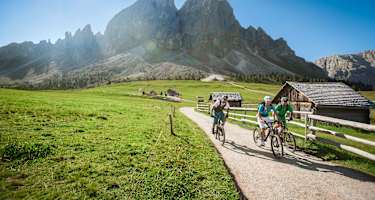 Biker am Würzjoch in Südtirol