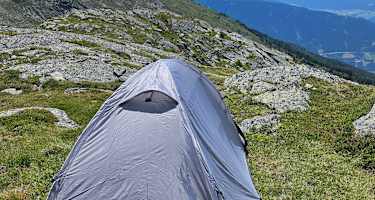Discounterzelt, Campingzelt, Wandern