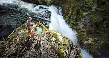Doubs Wandern Wasserfall