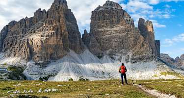 Die Drei Zinnen von Süden aus betrachtet