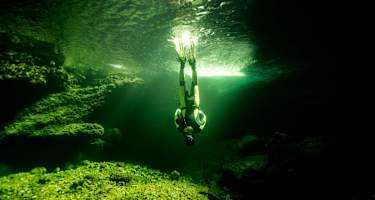 Flusstauchen in der Traun