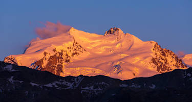 Schweiz: Dufourspitze in den Walliser Alpen