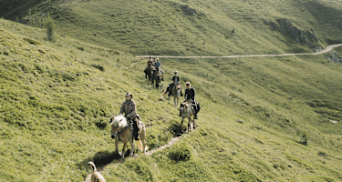 Hoch zu Ross auf den Golzentipp im Lesachtal