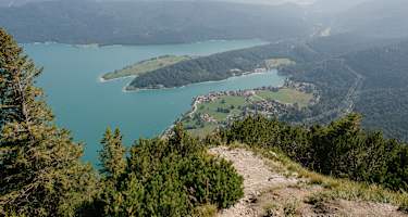Blick auf den Walchensee, Bayern