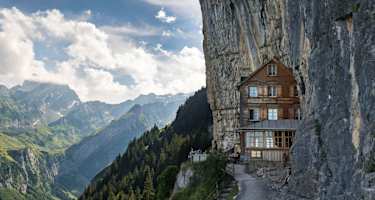 Gasthaus Aescher beim Wildkirchli unterhalb der Ebenalp