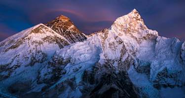 Mount Everest und Lhotse