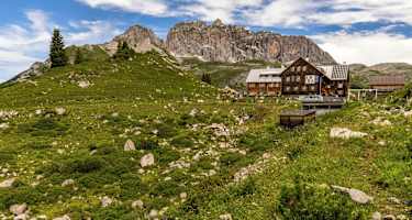 Freiburger Hütte im Lechquellengebirge in Vorarlberg