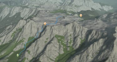 Das Schottmalhorn (2.045 m) spiegelt sich im Funtensee im Steinernen Meer, Nationalpark Berchtesgaden