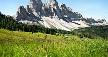 Die Geislergruppe in Südtirol