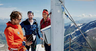 Bgersteiger am Gipfel des Kitzsteinhorns