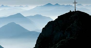 Gipfelkreuz: Buchstein in Bayern