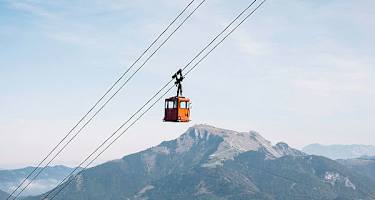 Salzkammergut: Gondel am Wolfgangsee
