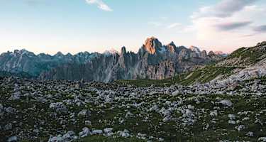Bergplateau in den Alpen