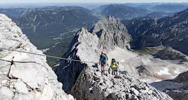 Zugspitze, Besteigung, Höllental-Klettersteig