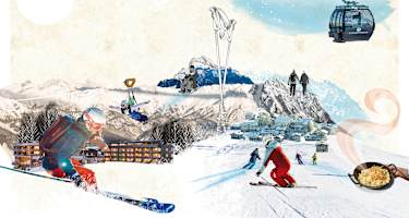 Illustration Bergwelten Mein Wochenende