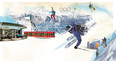 Illustration Bergwelten Mein Wochenende