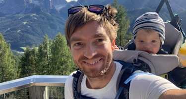 Julian Paschinger mit Sohn Tobias