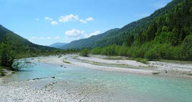 Die Isar im Bereich Wallgau-Krün bis Vorderiß