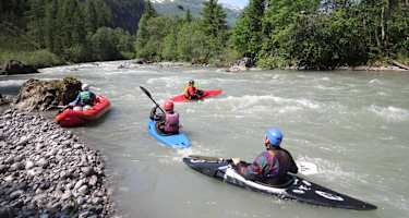 Kajaktour am oberen Lech.