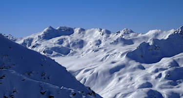 Blick in die Kitzbüheler Alpen rund um Hopfgarten im Brixental in Tirol