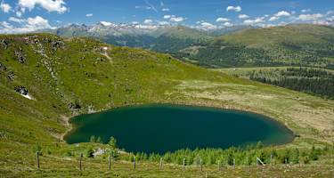 Der Laußnitzsee im Biosphärenpark Nockberge