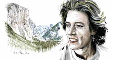 Lynn Hill und der El Capitan mit der „befreiten“ Nose