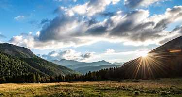 Wandern im Schweizerischen Nationalpark im Kanton Graubünden