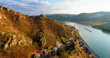 Herbstliches Wandern rund um Dürnstein in der Wachau, Niederösterreich