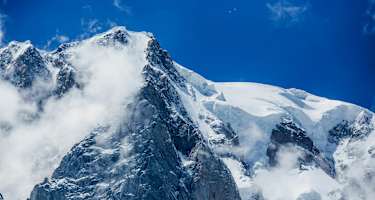 Mont Blanc bei Chamonix in Frankreich