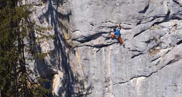 Number One (7b+), Schleierwasserfall