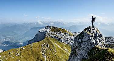 Pilatus bei Luzern in der Schweiz